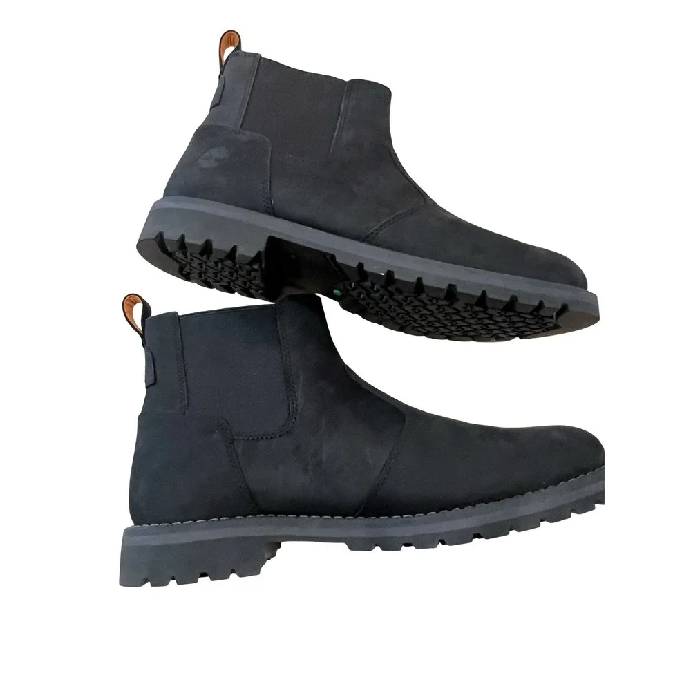 Mens Timberland REDWOOD FALLS Mid Chelsea Pull On Boots 9 Suede TB0A4NU01